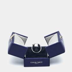 Pre Owned Chaumet Bee My Love 18K White Gold Band Ring Size 58