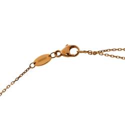 Chaumet Jeux De Liens Mother of Pearl Diamond 18K Rose Gold Necklace