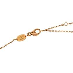 Chaumet Jeux De Liens Mother of Pearl Diamond 18K Rose Gold Necklace