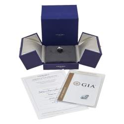 Pre Owned Chaumet Bee My Love Solitaire 0.31ct Diamond 18K White Gold Ring Size 49