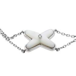 Chaumet Jeux de Liens Diamond Mother of Pearl  18k White Gold Bracelet