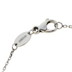 Pre Owned Chaumet Jeux de Liens Diamond Grey Mother of Pearl 18K White Gold Bracelet