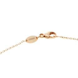 Chaumet Jeux De Liens Mother of Pearl Diamond 18K Rose Gold Pendant Necklace