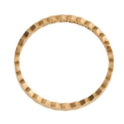 Chaumet Bee My Love 18K Yellow Gold Band Ring Size 57