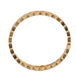 Chaumet Bee My Love 18K Yellow Gold Band Ring Size 57