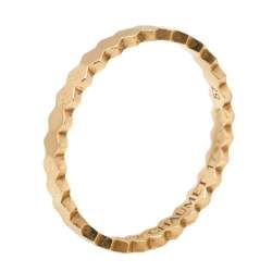 Chaumet Bee My Love 18K Yellow Gold Band Ring Size 57