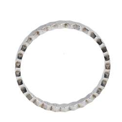 Chaumet Bee My Love 18K White Gold Band Ring Size 57