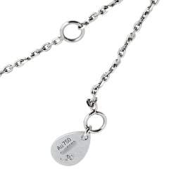 Pre Owned Chaumet Josephine Diamond Pearl 18K White Gold Pendant Necklace