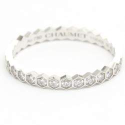 Chaumet Bee My Love 18K White Gold Diamond Ring EU 58