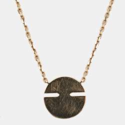 Chaumet Jeux de Liens Harmony Diamond 18k Rose Gold Small ModelNecklace
