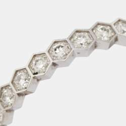 Chaumet Bee My Love Diamond 18k White Gold Ring Size 52