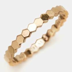 Chaumet Bee My Love 18k Rose Gold Band Ring Size 56