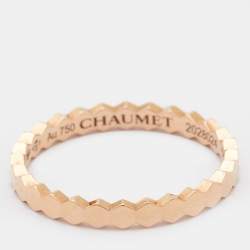 Chaumet Bee My Love 18k Rose Gold Ring Size 54