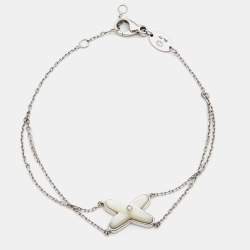 Chaumet Jeux de Liens Mother of Pearl Diamond 18k White Gold Bracelet