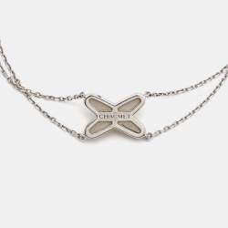 Chaumet Jeux de Liens Mother of Pearl Diamond 18k White Gold Bracelet