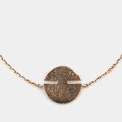 Chaumet Jeux de Liens Harmony Onyx Diamonds 18k Rose Gold Bracelet