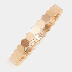 Chaumet Bee My Love 18K Rose Gold Band Ring Size 51