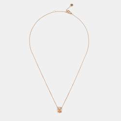 Chaumet Bee My Love Diamond 18K Rose Gold Small Model Pendant Necklace