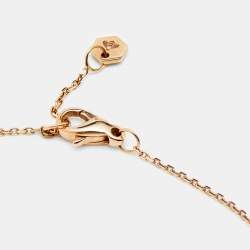 Chaumet Bee My Love Diamond 18K Rose Gold Small Model Pendant Necklace