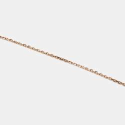 Chaumet Bee My Love Diamond 18K Rose Gold Small Model Pendant Necklace