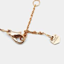 Chaumet Bee My Love Diamond 18K Rose Gold Small Model Pendant Necklace
