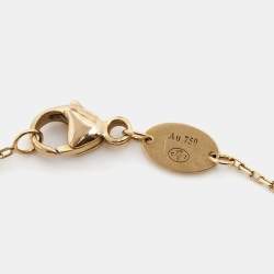 Chaumet Jeux de Liens Diamond Turquoise 18K Rose Gold Chain Link Bracelet