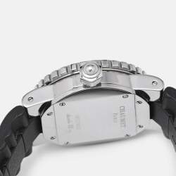 Chaumet Mother Of Pearl Diamond Stainless Steel Rubber Class One 622 Women's Wristwatch 30 mm