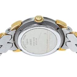 Chaumet White 18K Yellow Gold Stainless Steel Women's Wristwatch 25 mm