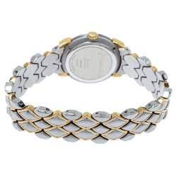 Chaumet White 18K Yellow Gold Stainless Steel Women's Wristwatch 25 mm