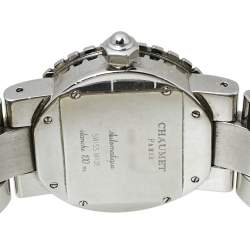 Chaumet Beige Stainless Steel Diamonds Class One 628 Women's Wristwatch 36MM