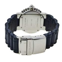 Chaumet Blue Stainless Steel Class One Quartz Women's Wristwatch 33 mm