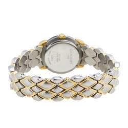 Chaumet White 18K Yellow Gold Stainless Steel Women's Wristwatch 25 mm