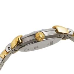 Chaumet White 18K Yellow Gold Stainless Steel Women's Wristwatch 25 mm