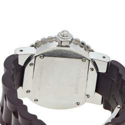 Chaumet Purple Stainless Steel Rubber Class One Ref.622 Women's Wristwatch 33 mm