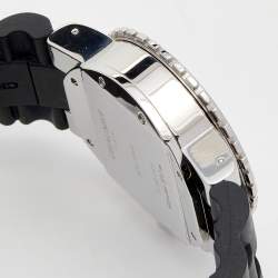 Pre Owned Chaumet Black Stainless Steel Rubber Class One 624 Women's Wristwatch 37 mm