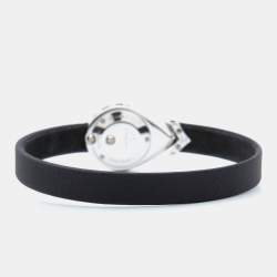 Pre Owned Chaumet Pave 18k White Gold Diamond Satin Joséphine Aigrette W85167-001M Women's Wristwatch 27.30 x 20.20mm