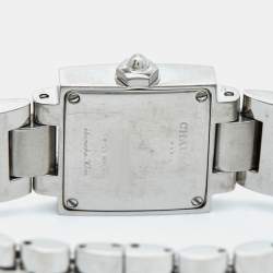 Pre Owned Chaumet White Stainless Steel Women's Wristwatch 21 mm