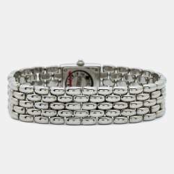 Pre Owned Chaumet White Stainless Steel Khesis 99340-040 Women's Wristwatch 17 mm