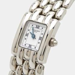 Pre Owned Chaumet White Stainless Steel Khesis 99340-040 Women's Wristwatch 17 mm