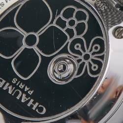 Chaumet White Stainless Steel Diamond Hortensia W20611-20W Women's Wristwatch 22.40 mm