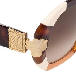 Pre Owned Chloe Brown CE743S Gradient Oversized Sunglasses