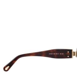 Pre Owned Chloe Brown CE743S Gradient Oversized Sunglasses