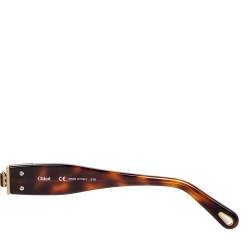 Pre Owned Chloe Brown CE743S Gradient Oversized Sunglasses