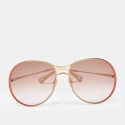 Chloe Brown Gradient CH0016S Aviator Sunglasses