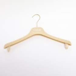 Pre Owned Chloe Khaki Brown Wool Blend Hoodie Cape S