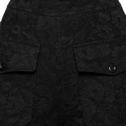 Pre Owned Chloe Black Sheer Lace Cargo Trousers S