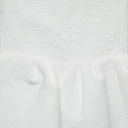 Chloe Iconic Milk Jacquard Gathered Mini Skirt M