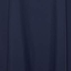 Pre Owned Chloé Midnight Blue Crepe Shift Dress M