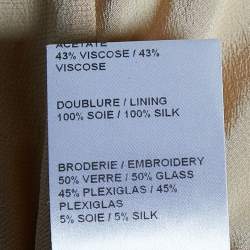 Pre Owned Chloé Midnight Blue Crepe Shift Dress M