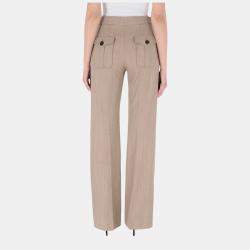 Pre Owned Chloe Virgin Wool Pants 38